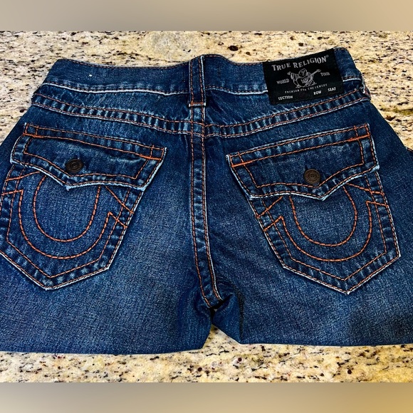 NWOT π TRUE RELIGION RICKY SUPER T STITCH RELAXED STRAIGHT MENS DARK WASH 31 - Picture 8 of 14